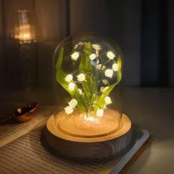 Maiglöckchen-Nachtlicht – DIY Blumenlampe