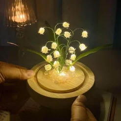 Maiglöckchen-Nachtlicht – DIY Blumenlampe
