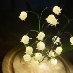 Maiglöckchen-Nachtlicht – DIY Blumenlampe