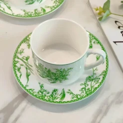Maiglöckchen-Set aus Bone China – elegantes Blumengeschirr