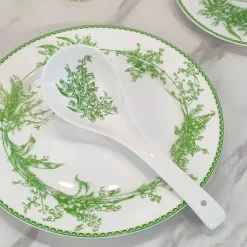 Maiglöckchen-Set aus Bone China – elegantes Blumengeschirr