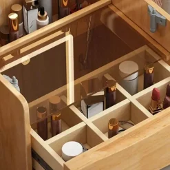 Makeup Organizer - Jewelry Storage Tower with Pull-Out Drawers