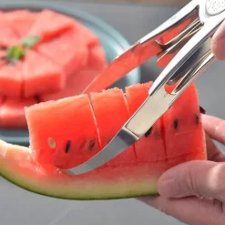 Mangospaltermesser - Würfel- und Entkernungswerkzeug aus Edelstahl