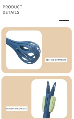 Manuelle Schneebesenzange – 2-in-1-Küchenwerkzeug zum Mixen und Servieren