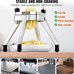 Manueller Gemüseschneider aus Edelstahl – Handelsqualität