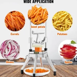 Manueller Gemüseschneider aus Edelstahl – Handelsqualität