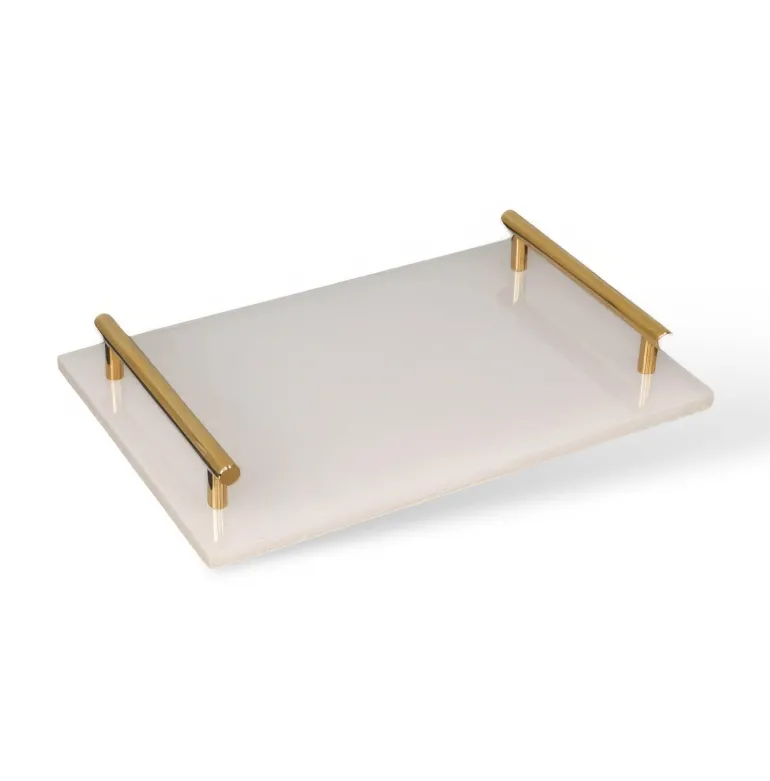Marble Bathroom Set - Elegant Natural Decor Accessories