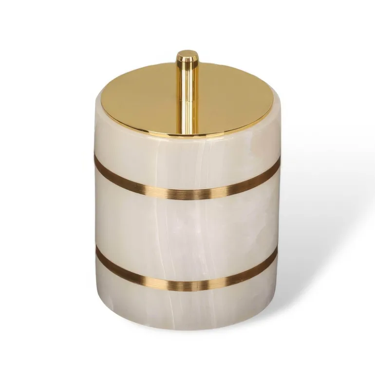 Marble Bathroom Set - Elegant Natural Decor Accessories