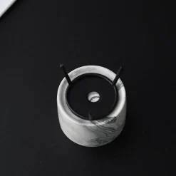 Marmor-Blumenvase - Minimalistisches nordisches Wohndekor