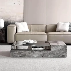 Marmor-Couchtisch – elegantes Michèle-Design