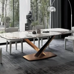 Marmor-Esstisch – Elegantes Josiane-Design für moderne Wohnungen