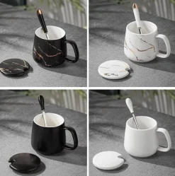 Marmor-Kaffeetassen-Set – Elegante Keramiktassen-Kollektion
