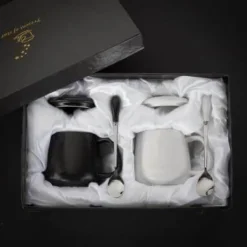 Marmor-Kaffeetassen-Set – Elegante Keramiktassen-Kollektion