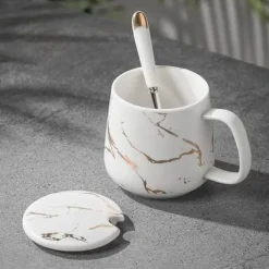 Marmor-Kaffeetassen-Set – Elegante Keramiktassen-Kollektion
