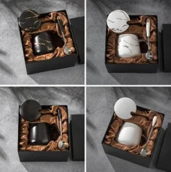 Marmor-Kaffeetassen-Set – Elegante Keramiktassen-Kollektion