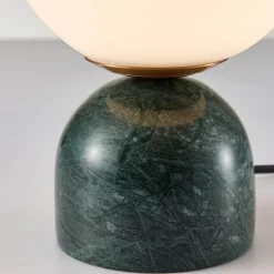 Marmor-Tischlampe – Elegantes, modernes Kugel-Design