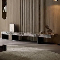 Marmor-TV-Ständer – Elegante Wohnzimmermöbel