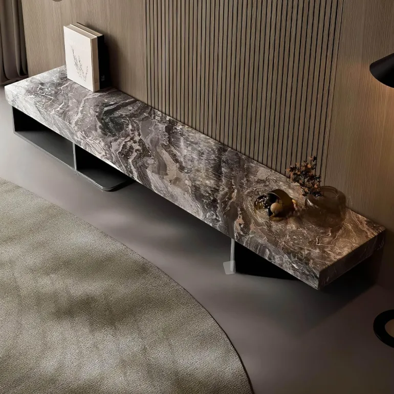 Marmor-TV-Ständer – Elegante Wohnzimmermöbel