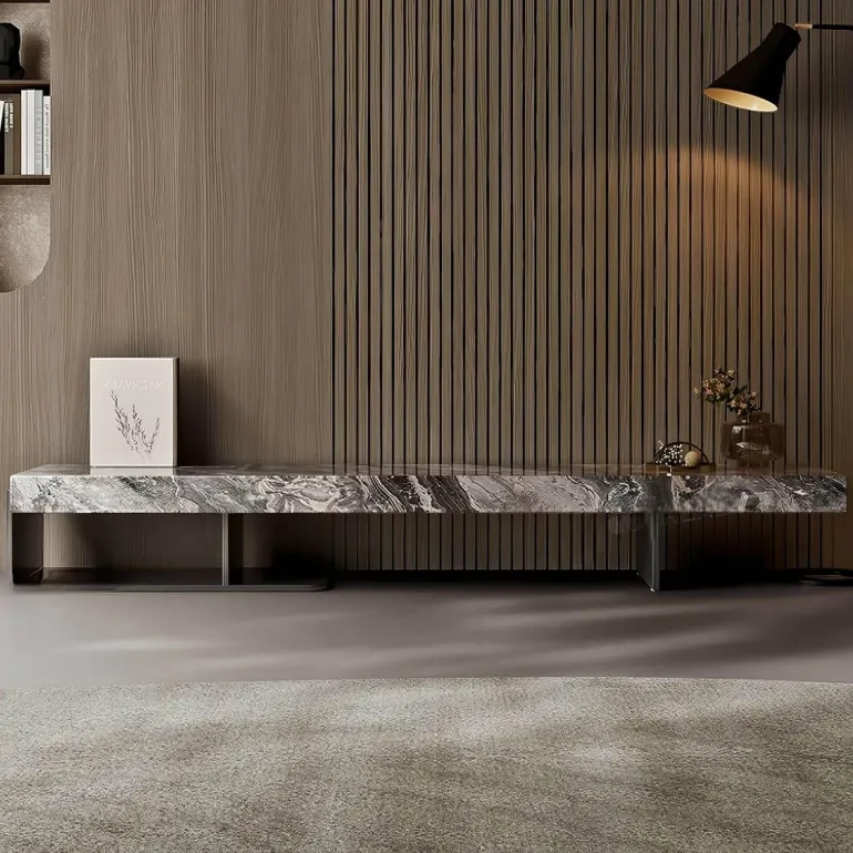 Marmor-TV-Ständer – Elegante Wohnzimmermöbel