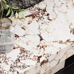 Marmor-TV-Ständer - Modernes Berenger Entertainment Center