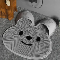 Massage Rabbit Bath Mat - Soft Relaxing Floor Mat