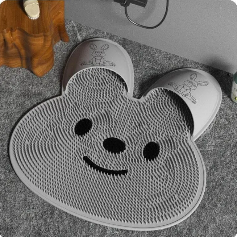 Massage Rabbit Bath Mat - Soft Relaxing Floor Mat