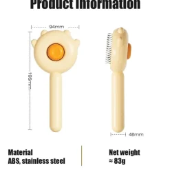 Massagekamm für Haustiere – Einfaches Pflegewerkzeug zur Ohrenreinigung