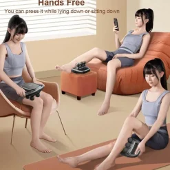 Massagepistole mit sechs Köpfen zur Muskelentspannung