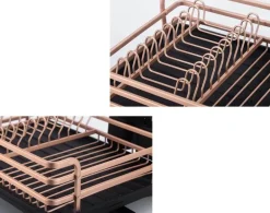 Mattes Abtropfgestell – Stilvoller Küchen-Organizer