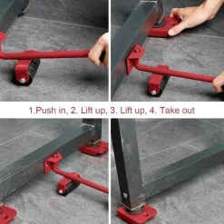 Möbelheber-Werkzeugsatz - 5-teilige Umzugshilfen