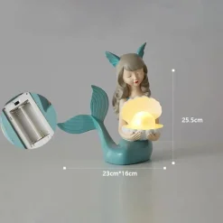 Meerjungfrau Nachtlicht - Bezauberndes Kinderdekor