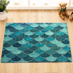 Meerjungfrau-Duschvorhang – Badezimmerdekor mit Meeresmotiven