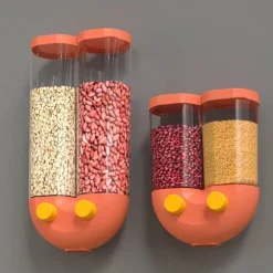 Mehrkornspender - Transparente Aufbewahrungslösung zur Wandmontage