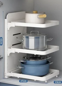 Mehrschichtiger Küchen-Organizer – Intelligentes Lagerregal