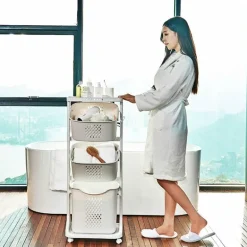 Mehrschichtiger Wäschekorb – Hängeaufbewahrungslösung