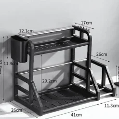 Mehrstöckiges Küchenregal – platzsparendes Organizer-Regal