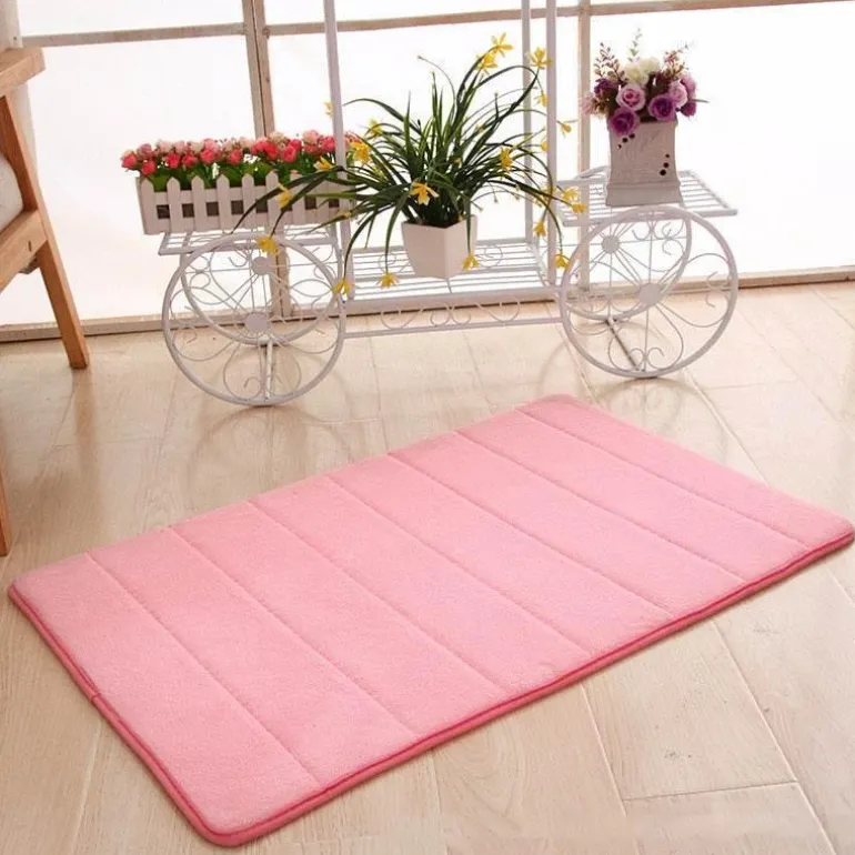 Memory Foam Bath Mat - Water Absorbent Bathroom Rug