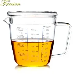 Messbecher aus Glas – Hitzebeständiger Krug für präzises Ausgießen