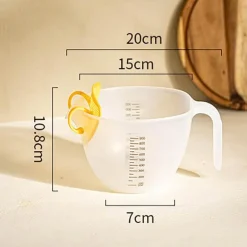 Messbecher mit Sieb – 2-in-1 Küchenwerkzeug