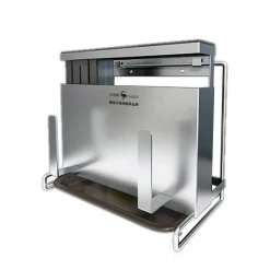 Messer-Organizer-Ständer – Wandmontierte Aufbewahrung aus Edelstahl