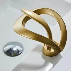 Messing-Wasserfall-Wasserhahn - Moderne Badezimmer-Küchenarmatur