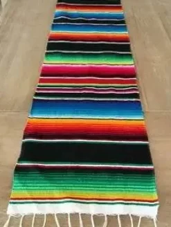 Mexikanische gewebte Quastendecke - Buntes Sofa-Überwurf-Tischdecken-Dekor