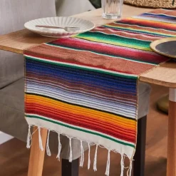 Mexikanische gewebte Quastendecke - Buntes Sofa-Überwurf-Tischdecken-Dekor