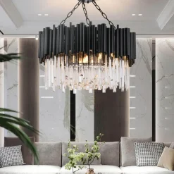 Midnight Glow Kronleuchter – Elegante Kristallleuchte