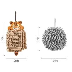 Mikrofaser-Chenille-Katzenhandtuch – Super saugfähiges, schnell trocknendes Küchenhandtuch