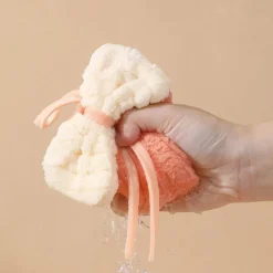 Mikrofaser-Handtücher für Küche und Bad, weiches Korallensamt-Design