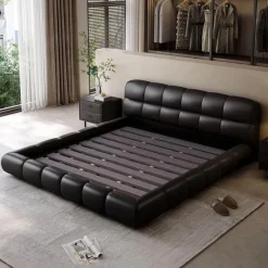 Mila Bed – Modernes gepolstertes Plattformbett