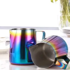 Milchaufschäumerbecher aus Edelstahl für Latte Art-Kaffeebereiter