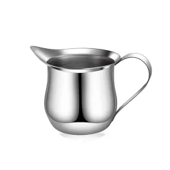 Milchaufschäumkrug aus Edelstahl – 12 oz Espresso-Kaffeeaufschäumer