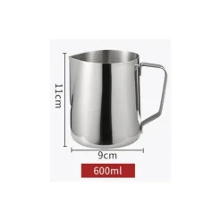 Milchaufschäumkrug aus Edelstahl – Barista-Werkzeug für Lattes und Cappuccinos